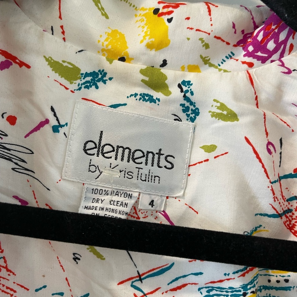 Vintage Elements Geometric Lightweight Blazer - image 6